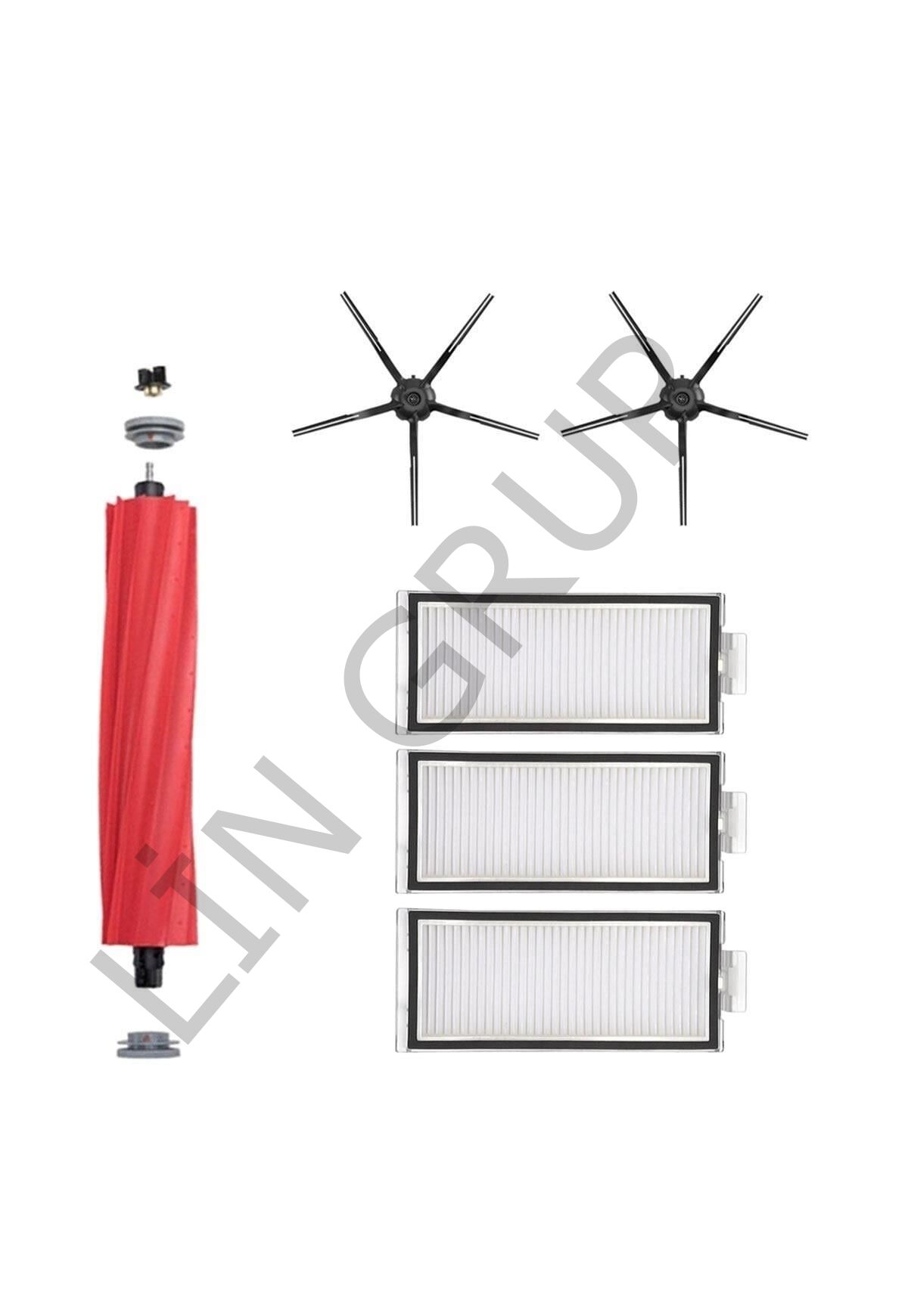 Roborock Q7 Max  Robot Süpürge Uyumlu 6'lı Yedek Parça Seti