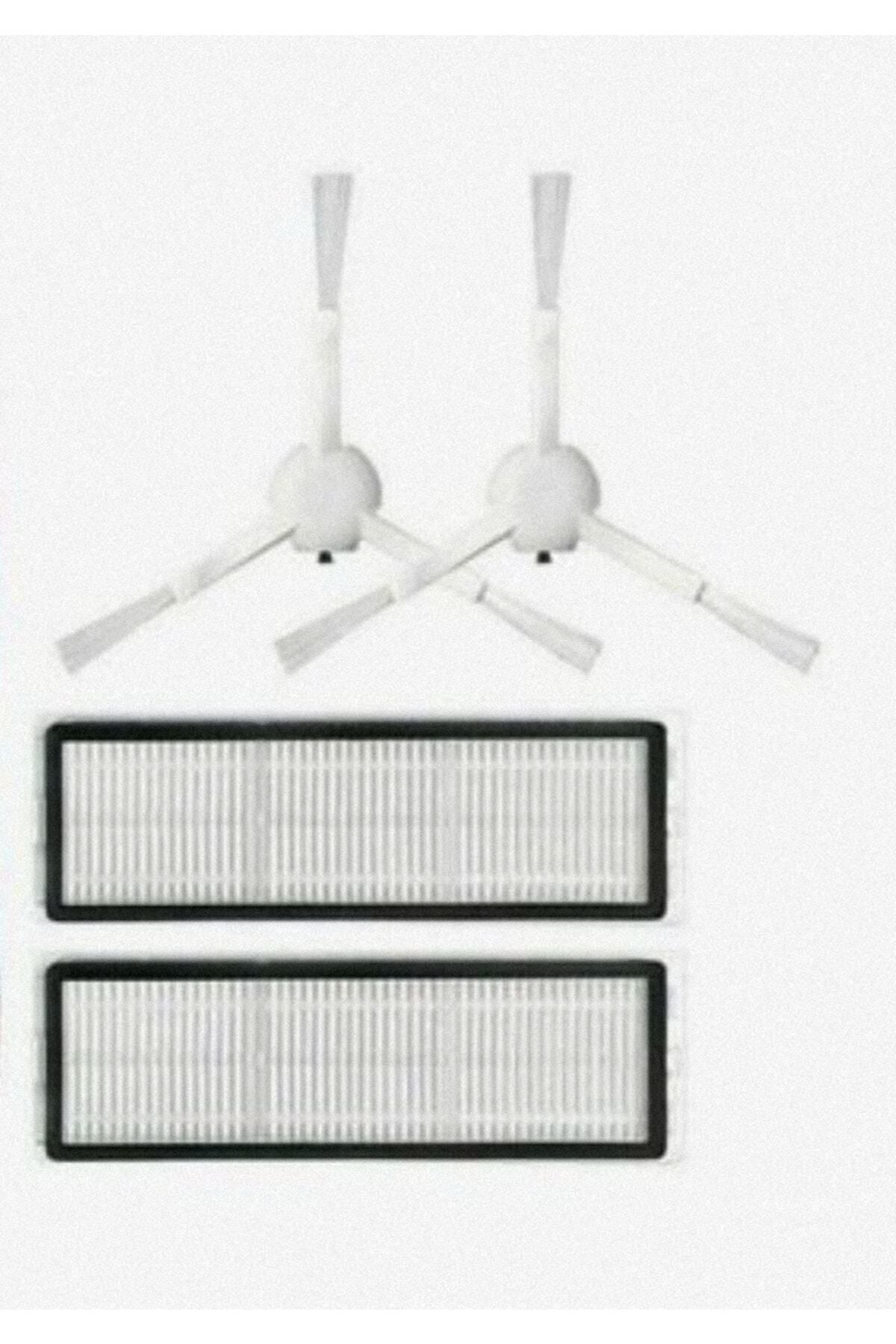 Xiaomi Mop 2 Pro (3D) 2li Yan Fırça Ve 2 Adet Hepa Filtre - Uyumlu