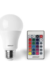 Ledolet Rgb Led Ampul 9 W E27 Duy Dımmerlı Uzaktan Kumandalı