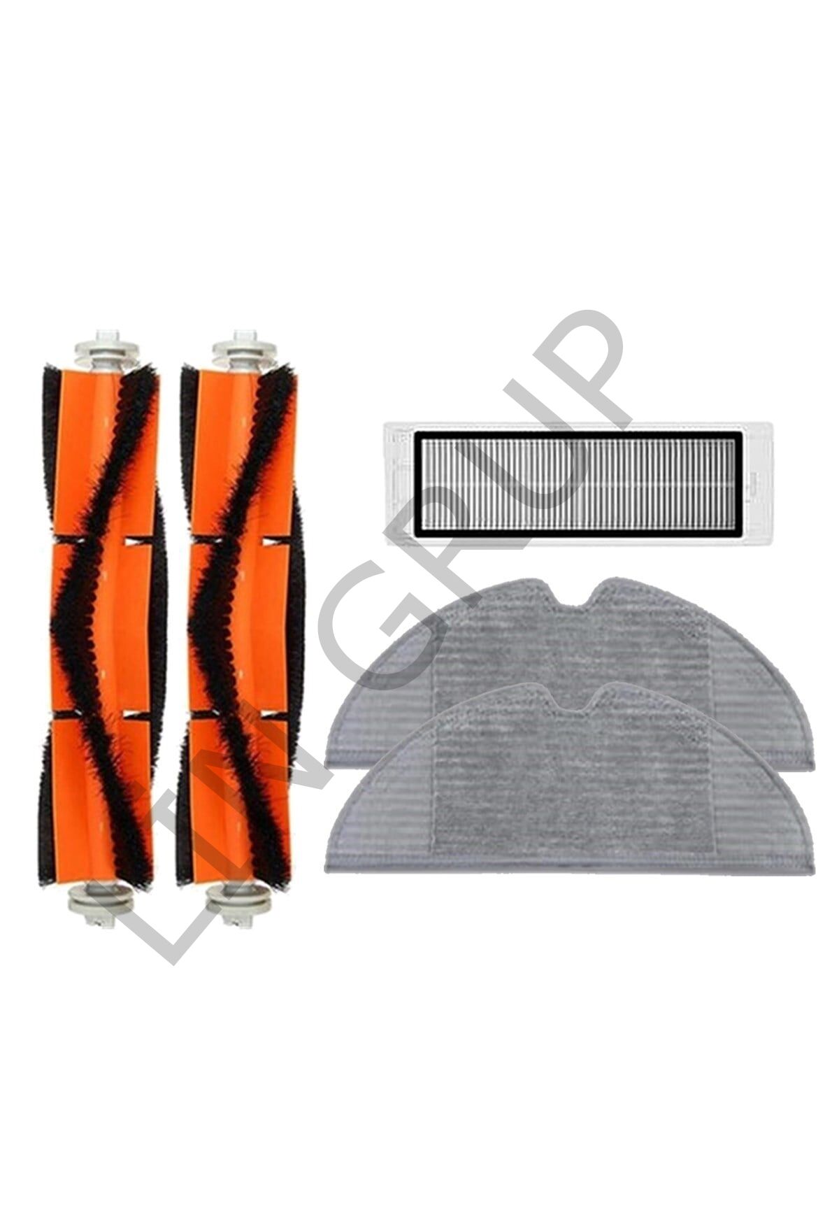 Xiaomi Vacuum Mop 2C  Robot Süpürge Uyumlu 5'li Yedek Parça Seti