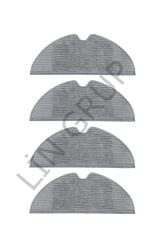 Xiaomi Trouver LDS Robot Süpürge Uyumlu 4'lü Yedek Parça Seti