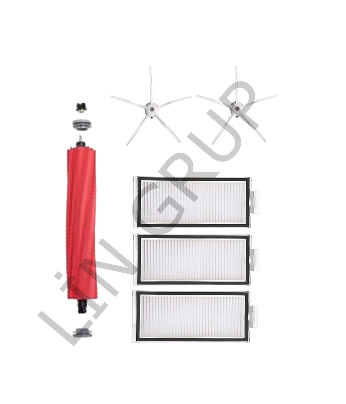 Roborock Q7 Max  Robot Süpürge Uyumlu 6'lı Yedek Parça Seti