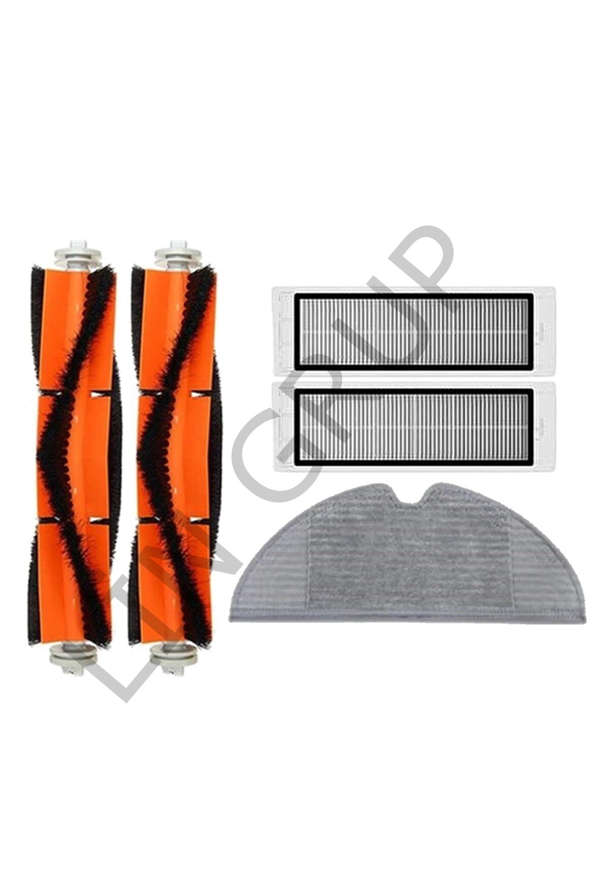 Xiaomi Vacuum Mop 2C  Robot Süpürge Uyumlu 5'li Yedek Parça Seti