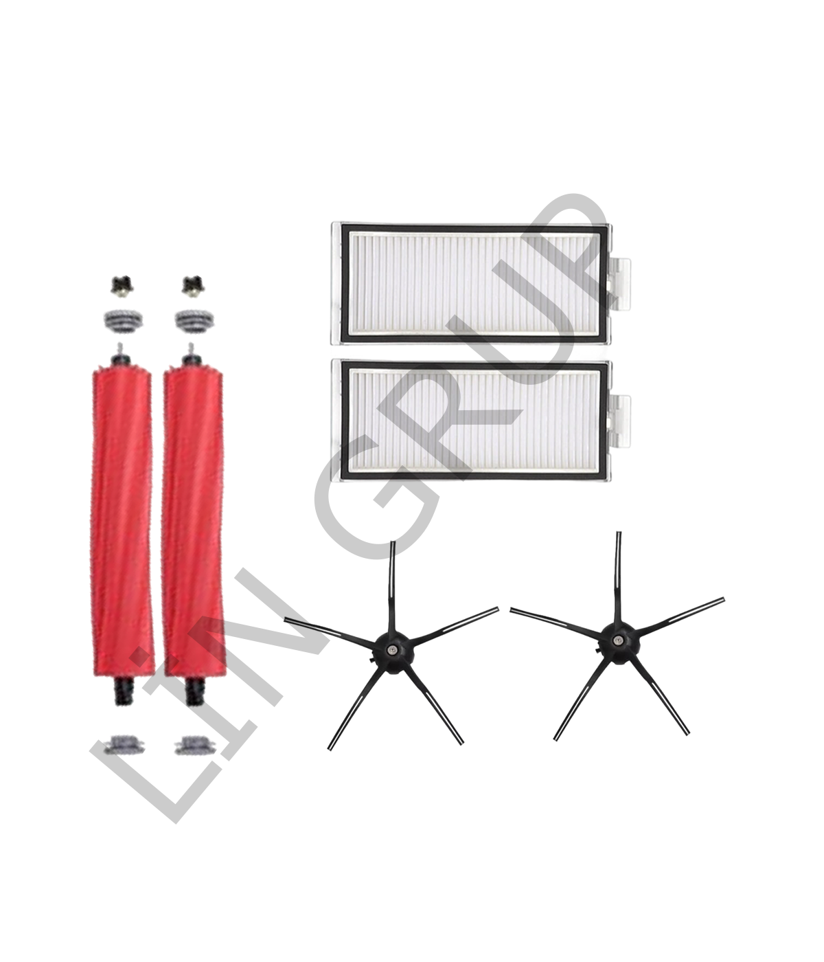Roborock Q7 Max  Robot Süpürge Uyumlu 6'lı Yedek Parça Seti