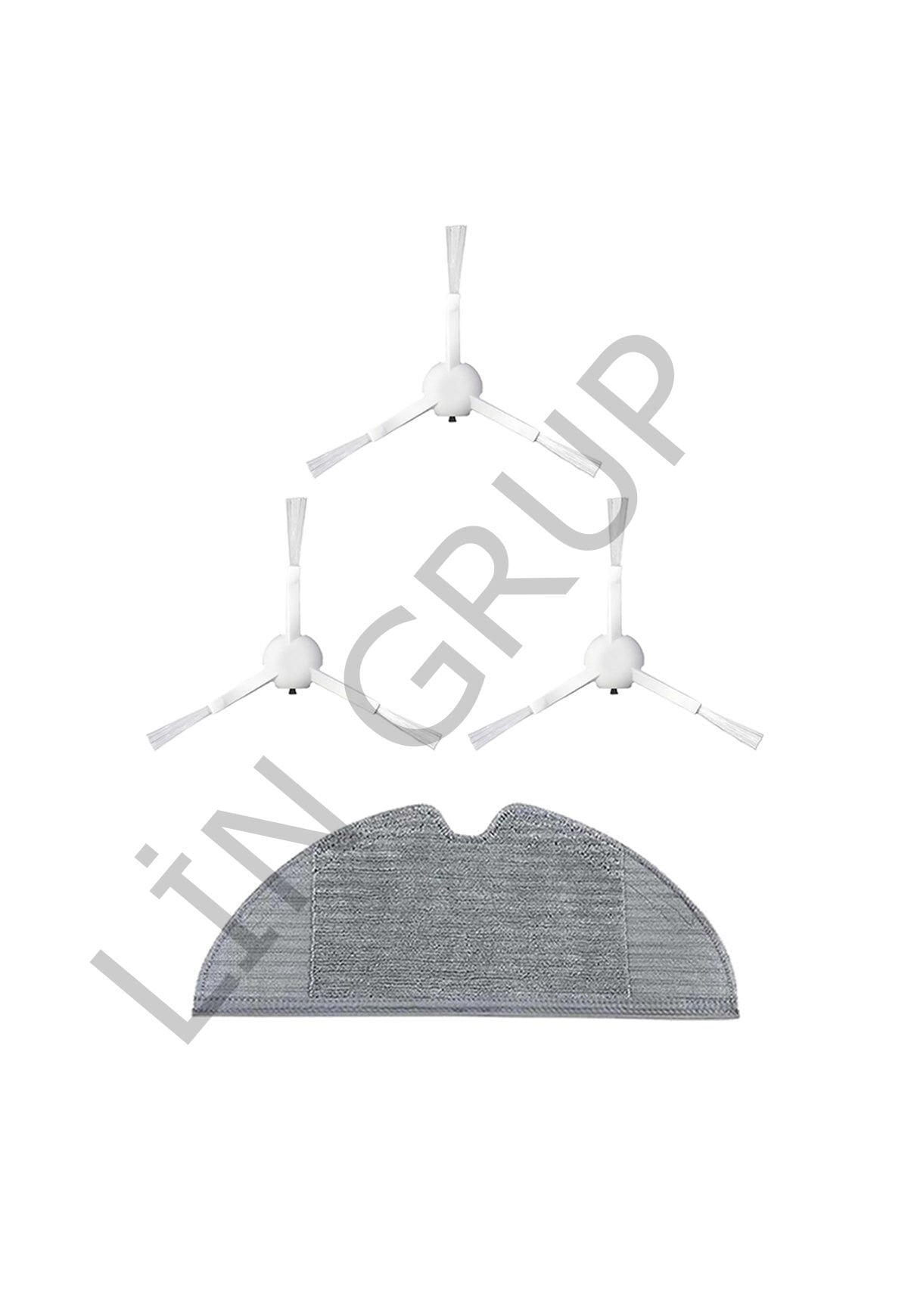 Xiaomi Trouver LDS Robot Süpürge Uyumlu 4'lü Yedek Parça Seti