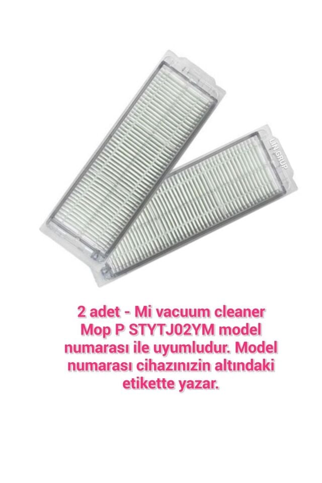 STYTJ02YM XİAOMİ MOP P vacuum uyumlu 2 adet hepa filtre