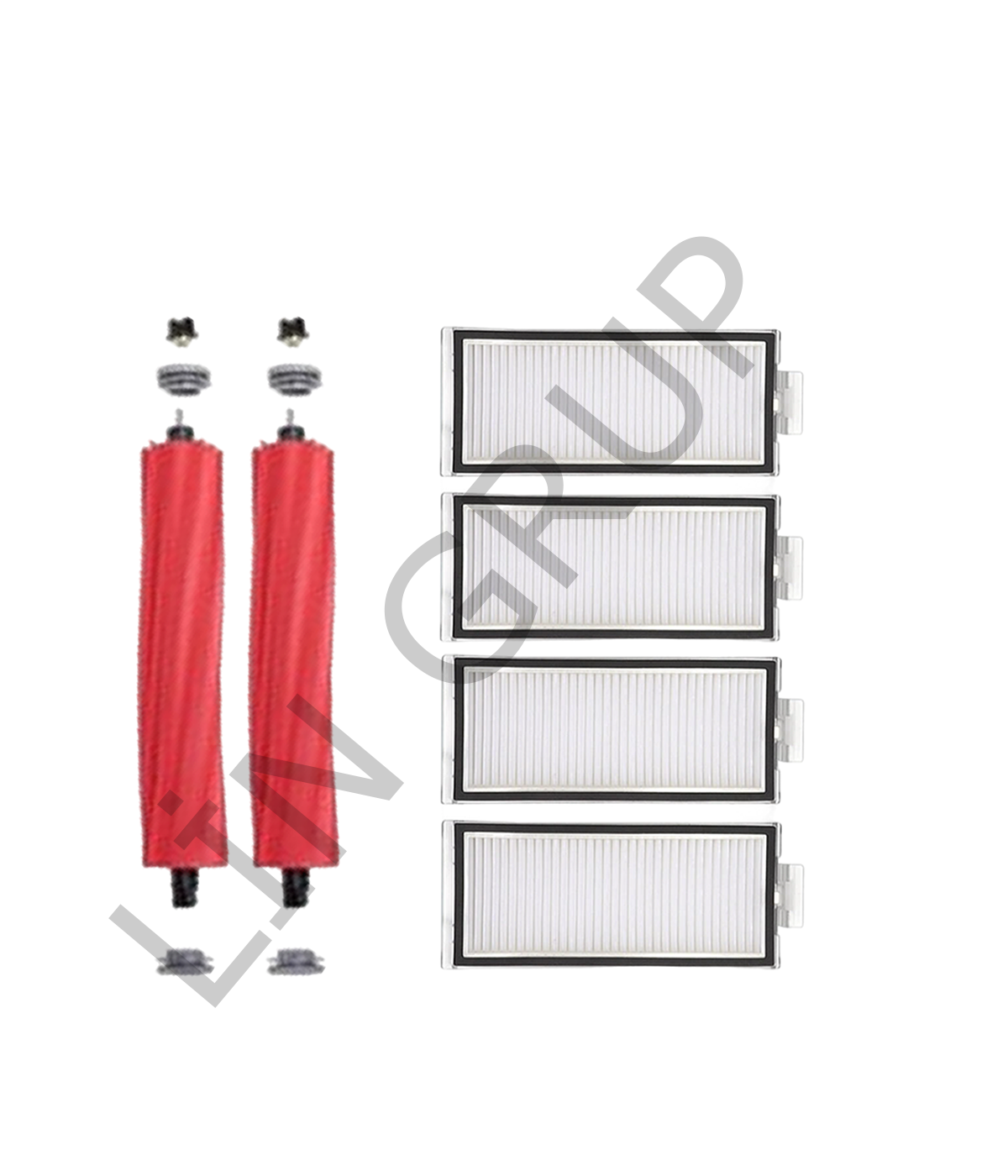 Roborock Q7 Max  Robot Süpürge Uyumlu 6'lı Yedek Parça Seti