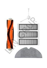 Xiaomi Vacuum Mop 2C  Robot Süpürge Uyumlu 6'lı Yedek Parça Seti