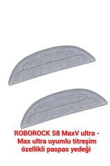 ROBOROCK MaxV ultra uyumlu titreşim özellikli mop paspas yedek 2 adet