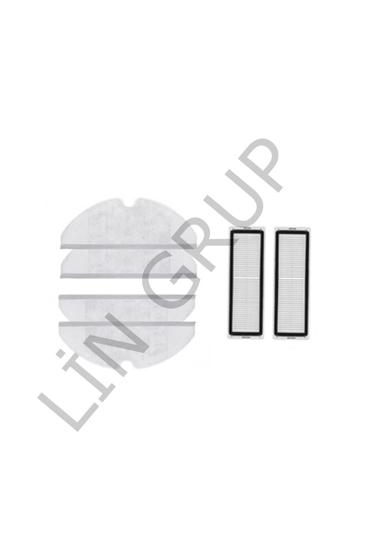 Xiaomi Vacuum Mop 2C  Robot Süpürge Uyumlu 6'lı Yedek Parça Seti