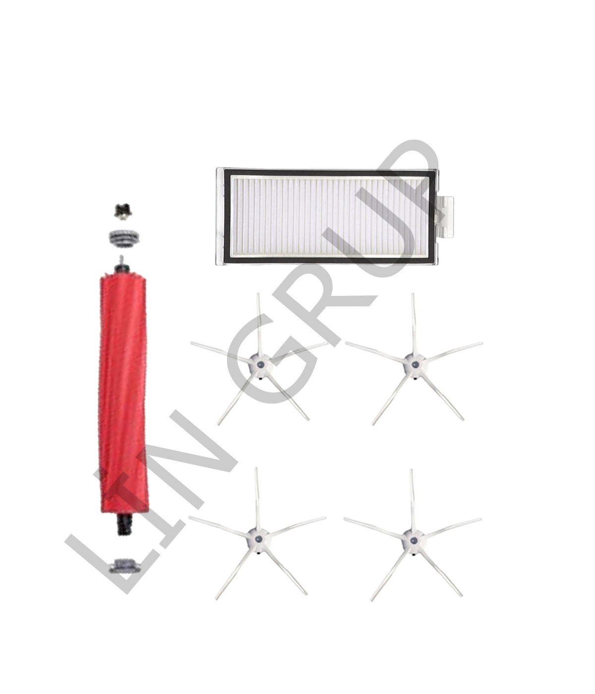 Roborock Q7 Max  Robot Süpürge Uyumlu 6'lı Yedek Parça Seti