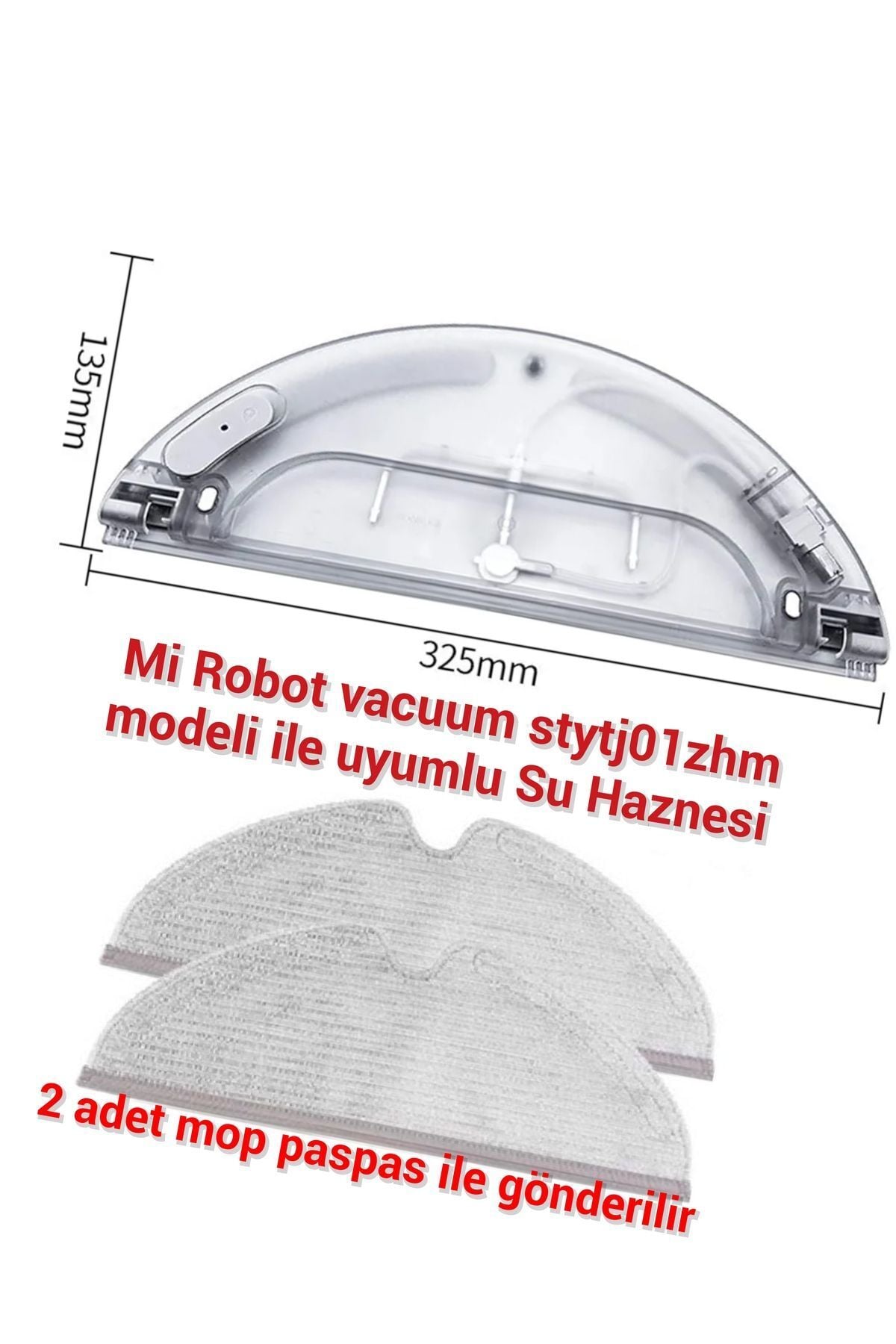 Mi Robot Stytj01zhm uyumlu su haznesi mop takma aparatı