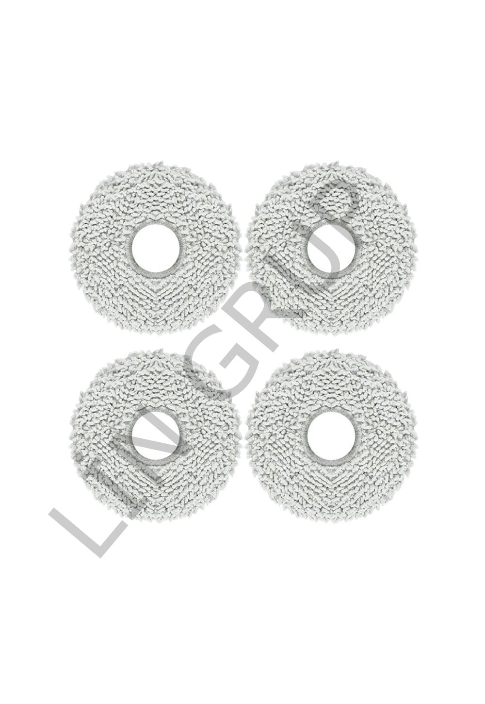 Roborock Q Revo Curv Robot Süpürge Uyumlu 4'lü Mop Bezi