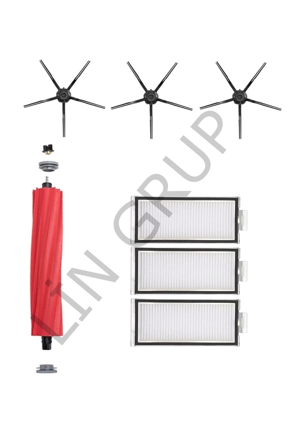 Roborock Q7 Max  Robot Süpürge Uyumlu 7'li Yedek Parça Seti