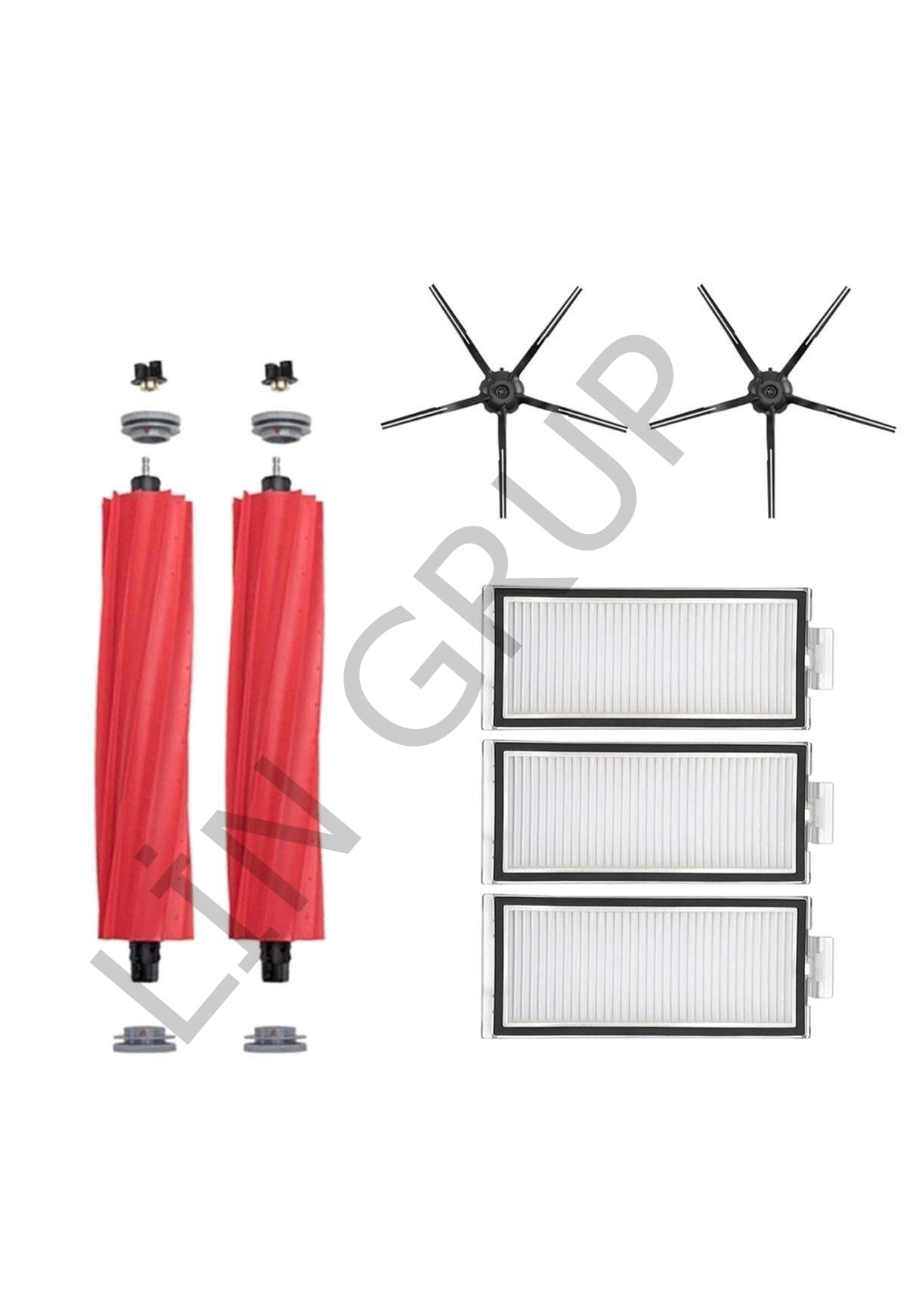 Roborock Q7 Max  Robot Süpürge Uyumlu 7'li Yedek Parça Seti