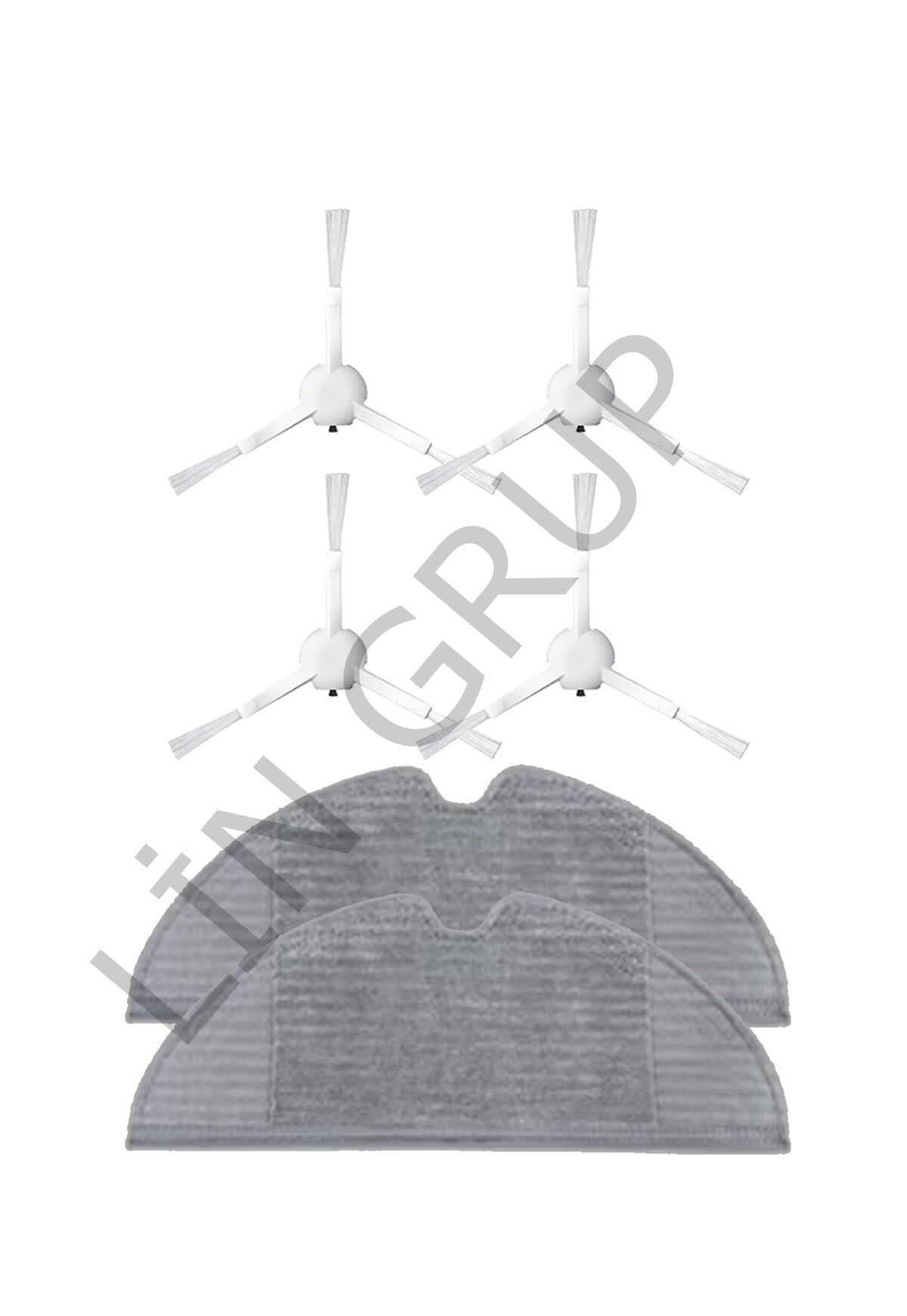 Xiaomi Vacuum Mop 2C  Robot Süpürge Uyumlu 6'lı Yedek Parça Seti