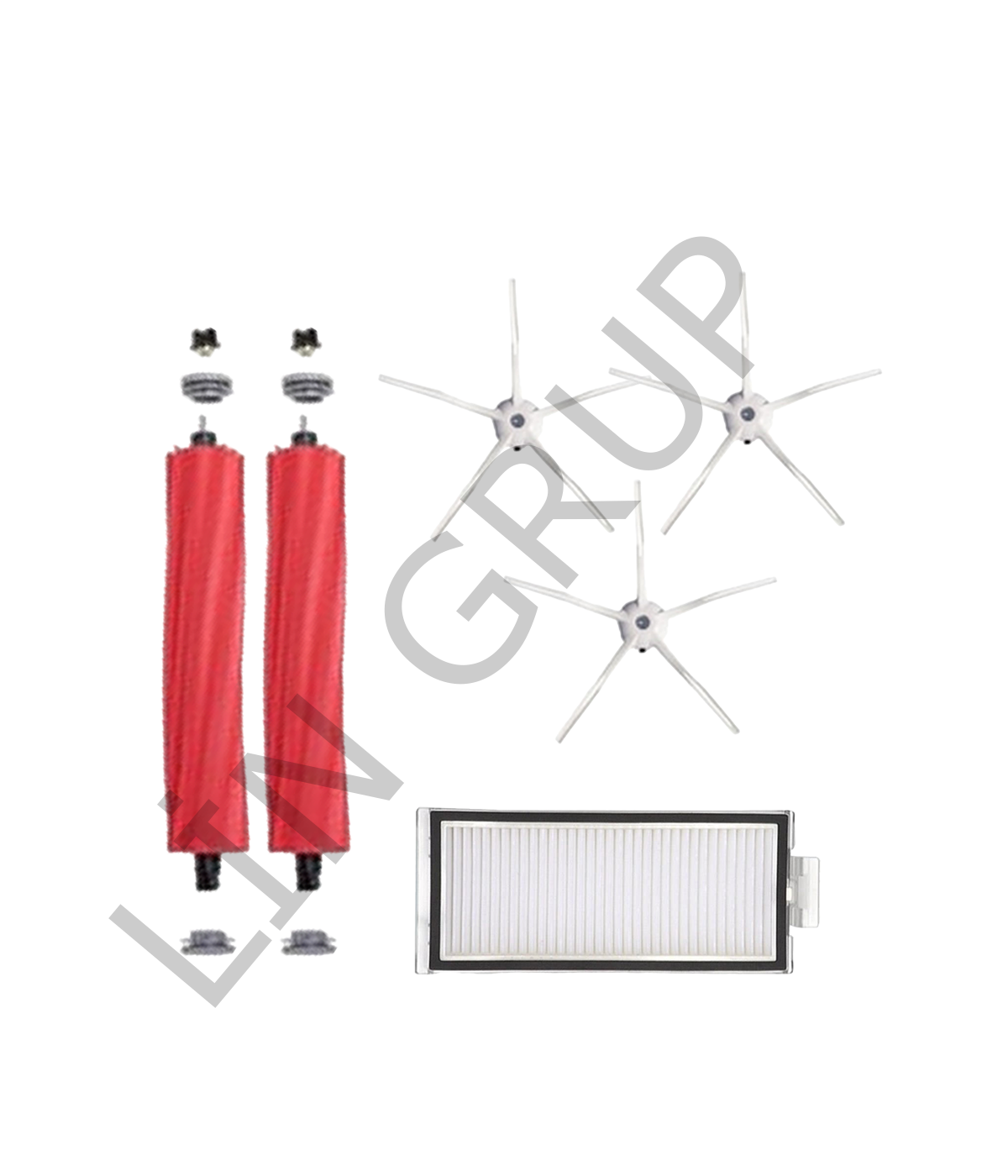 Roborock Q7 Max  Robot Süpürge Uyumlu 7'li Yedek Parça Seti