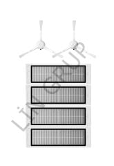 Xiaomi Vacuum Mop 2C  Robot Süpürge Uyumlu 6'lı Yedek Parça Seti