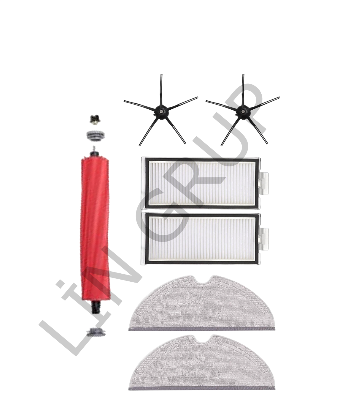 Roborock Q7 Max  Robot Süpürge Uyumlu 7'li Yedek Parça Seti