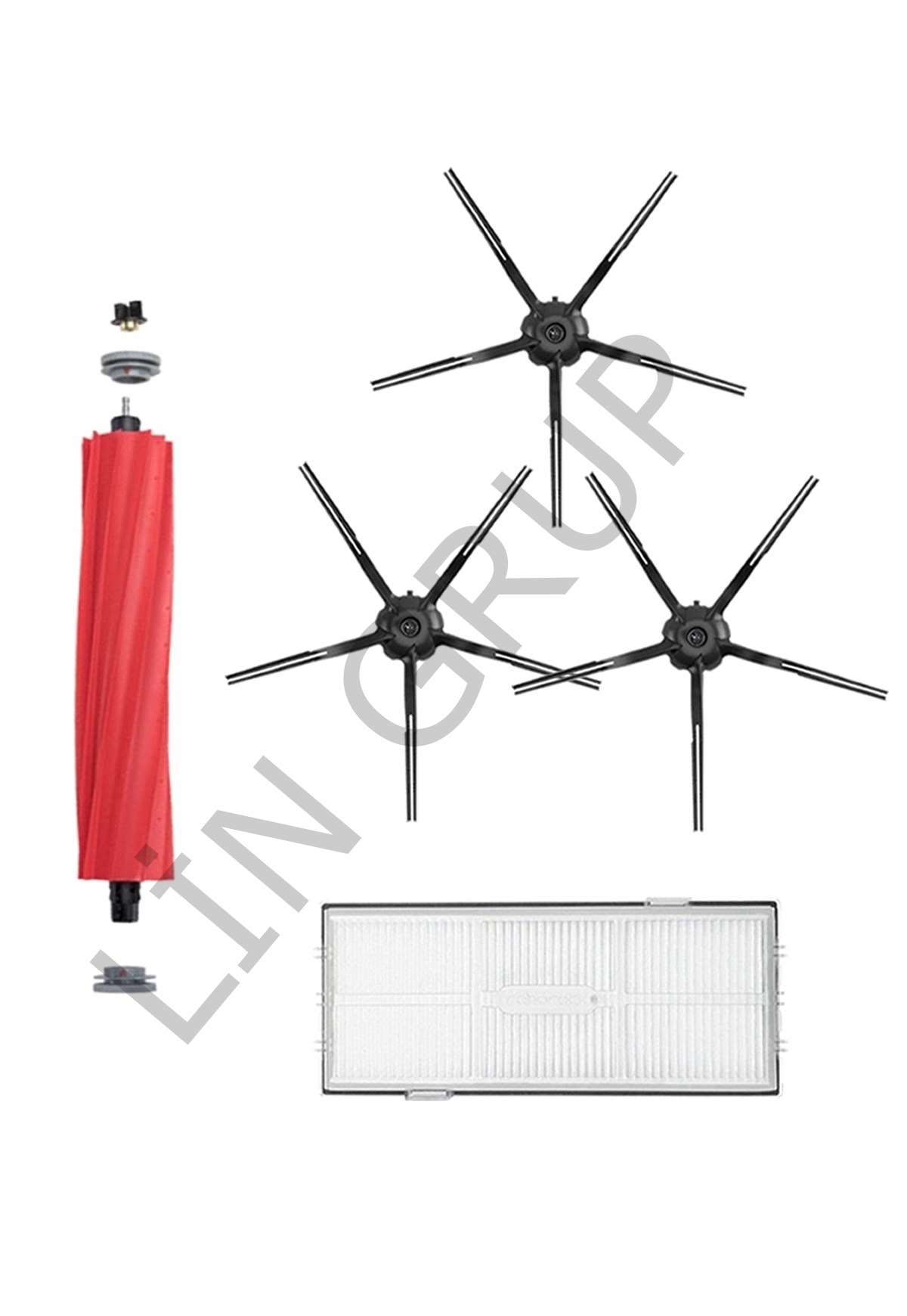 Roborock S7+ Robot Süpürge Uyumlu 5'li Yedek Parça Seti