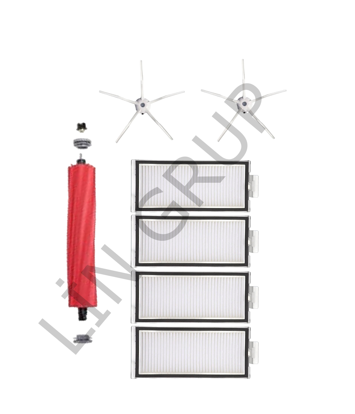 Roborock Q7 Max  Robot Süpürge Uyumlu 7'li Yedek Parça Seti