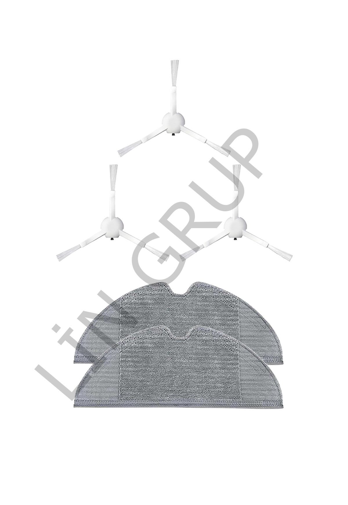 Xiaomi Trouver LDS Robot Süpürge Uyumlu 5'li Yedek Parça Seti