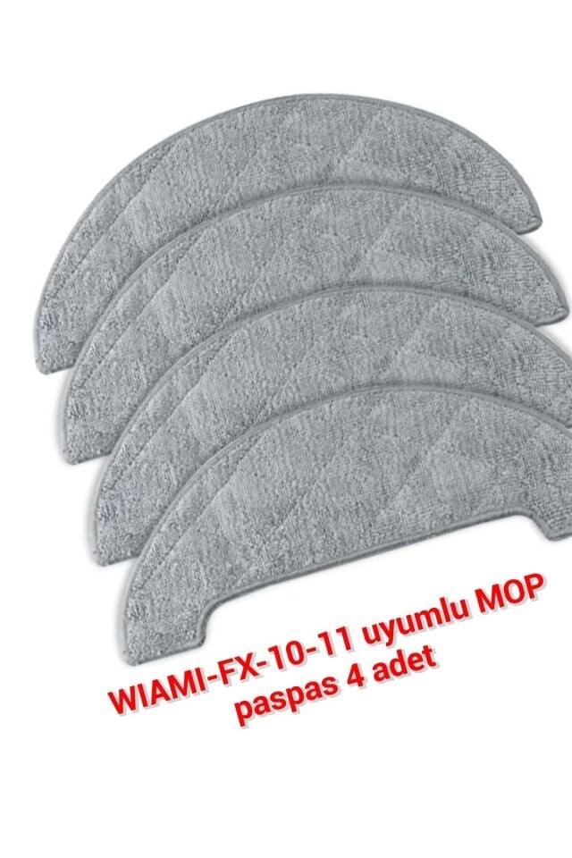 Wiami FX-10 ve FX-11 4 adet mop paspas bezi mikrofiber