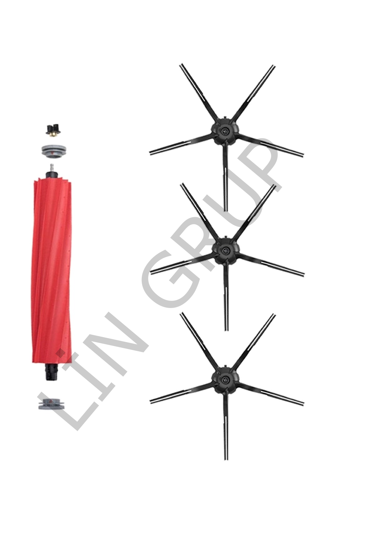 Roborock S7+ Robot Süpürge Uyumlu 4'lü Yedek Parça Seti