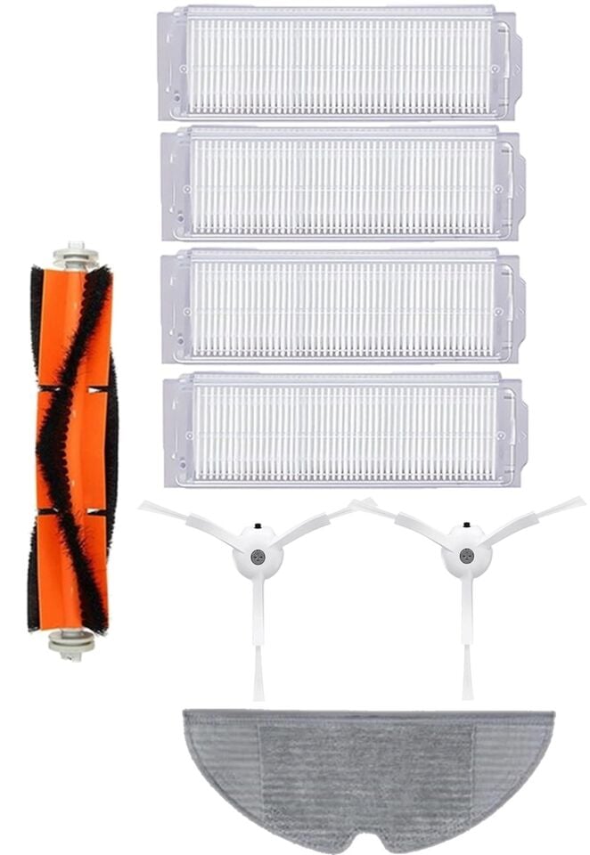 Xiaomi Vacuum Mop 2 Pro (MJST1SHW) Robot Süpürge Uyumlu 8'li Yedek Parça Seti