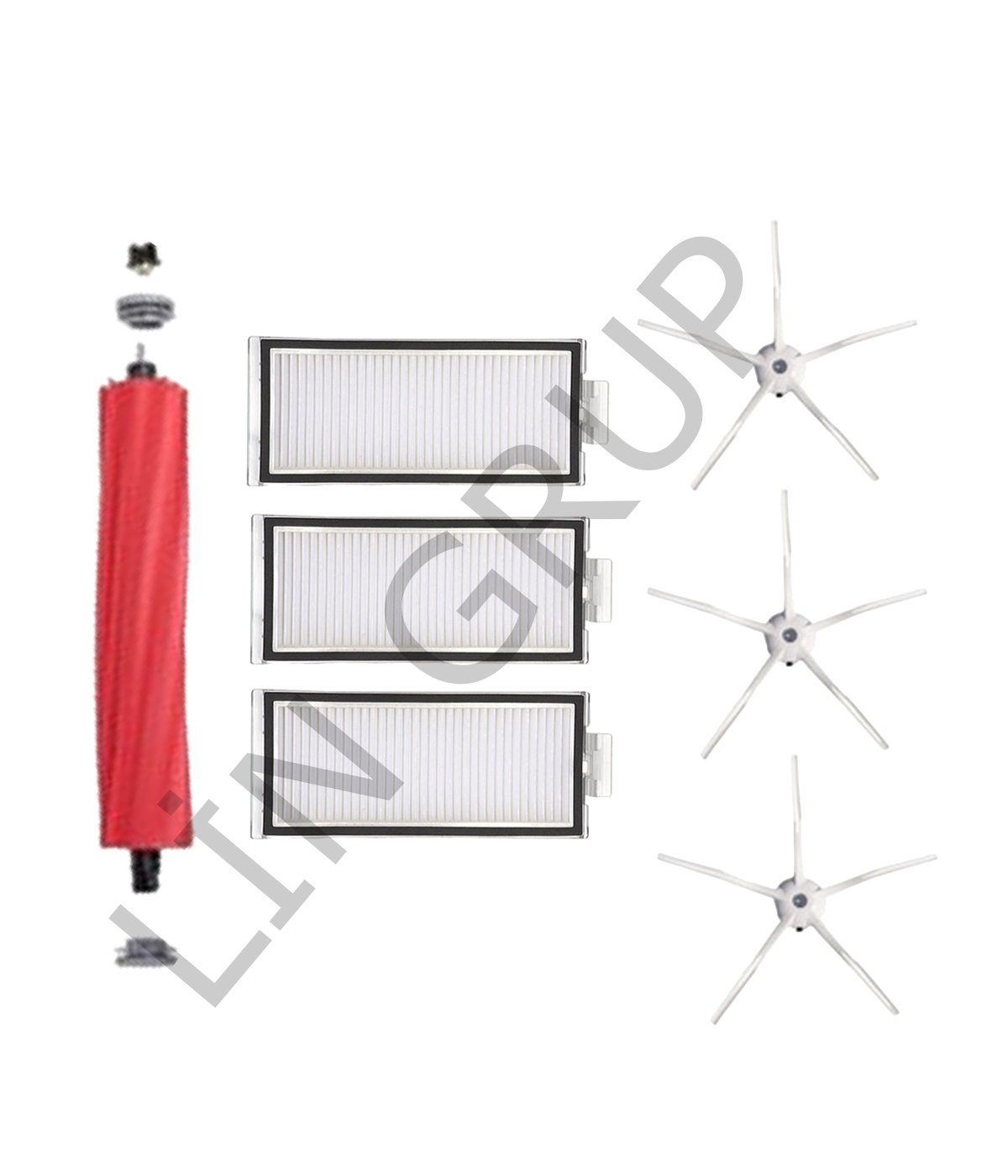 Roborock Q7 Max  Robot Süpürge Uyumlu 7'li Yedek Parça Seti