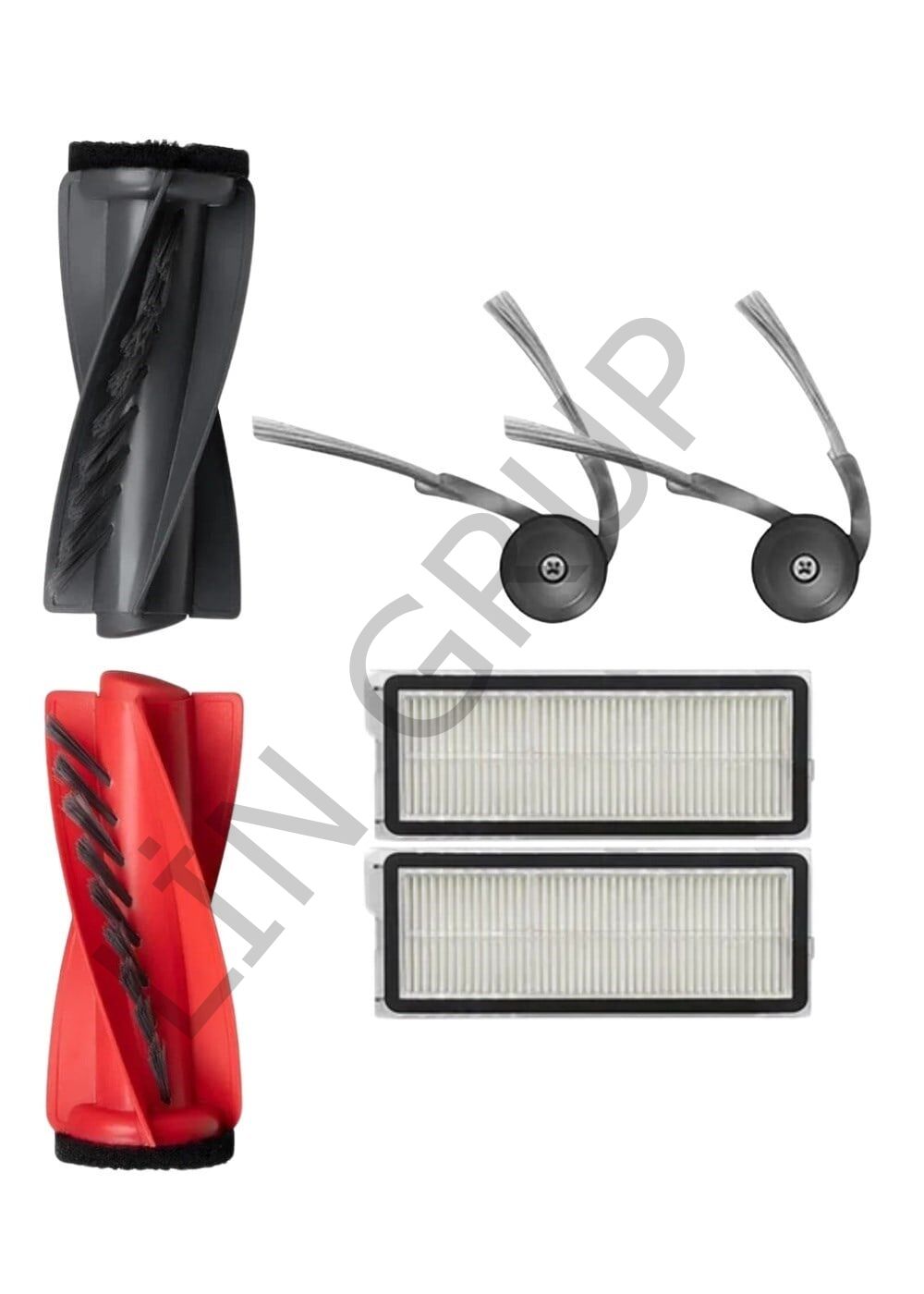 Roborock Q Revo Curv Robot Süpürge Uyumlu 4'lü Yedek Parça Seti