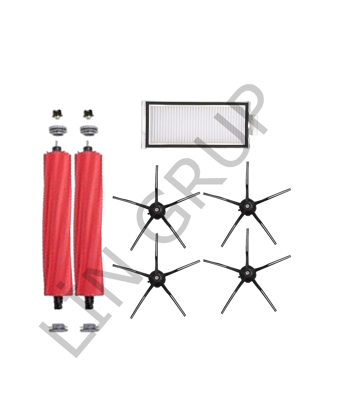 Roborock Q7 Max  Robot Süpürge Uyumlu 7'li Yedek Parça Seti