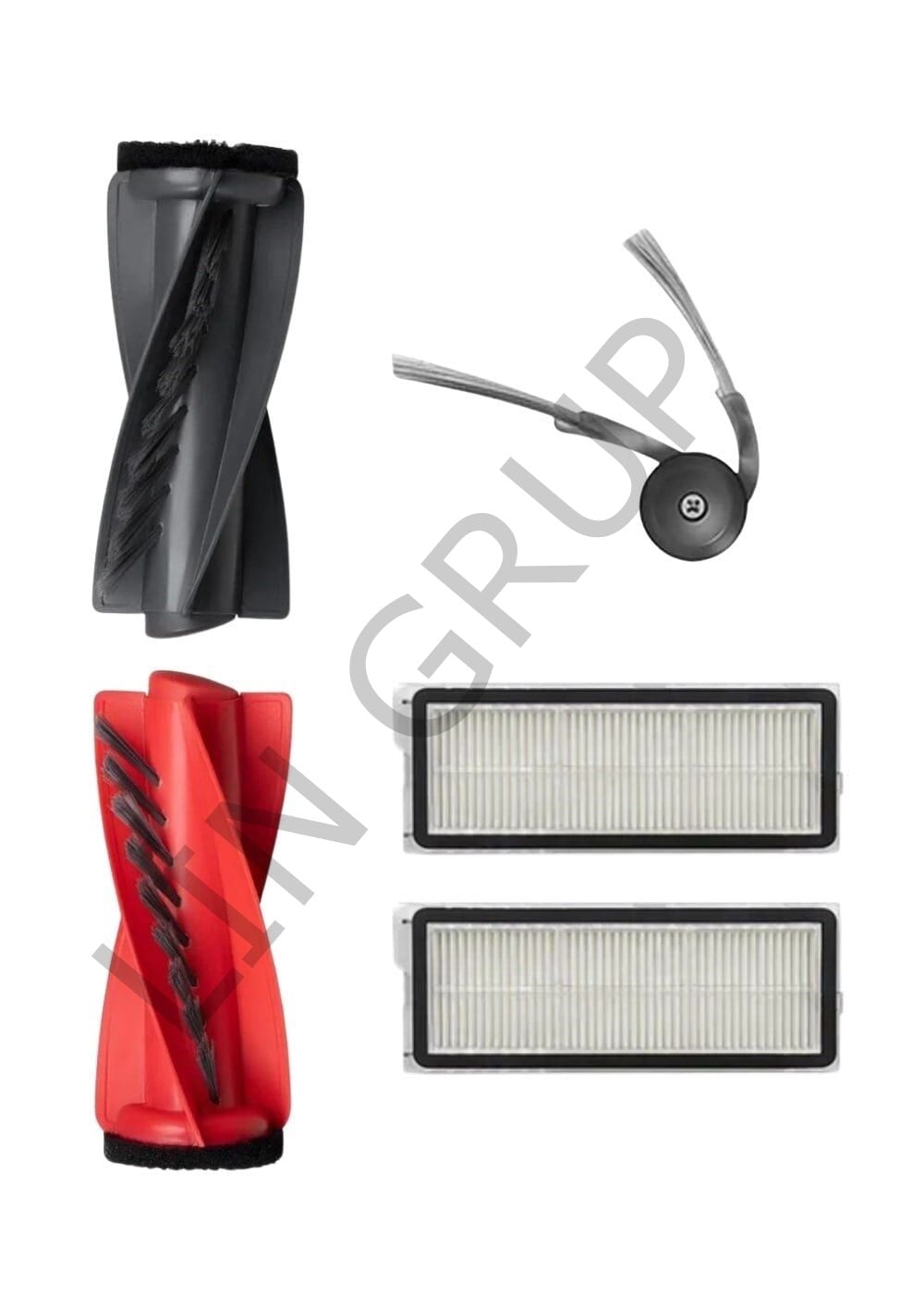 Roborock Q Revo Curv Robot Süpürge Uyumlu 3'lü Yedek Parça Seti