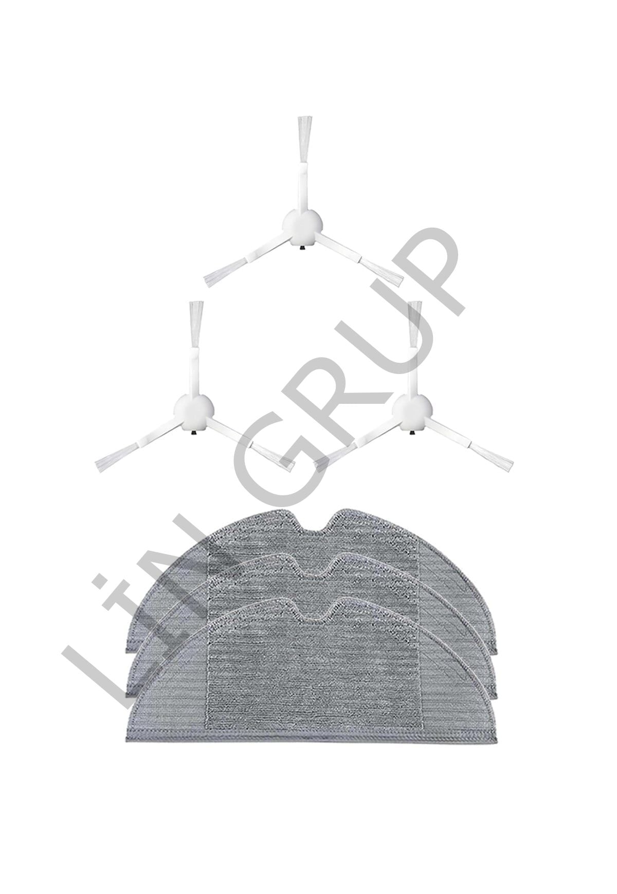 Xiaomi Trouver LDS Robot Süpürge Uyumlu 6'lı Yedek Parça Seti