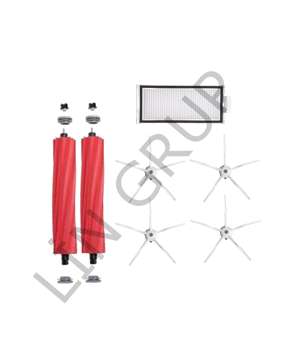 Roborock Q7 Max  Robot Süpürge Uyumlu 7'li Yedek Parça Seti