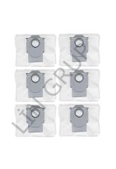 Roborock Q Revo Curv Robot Süpürge Uyumlu 6'lı Toz Torbası