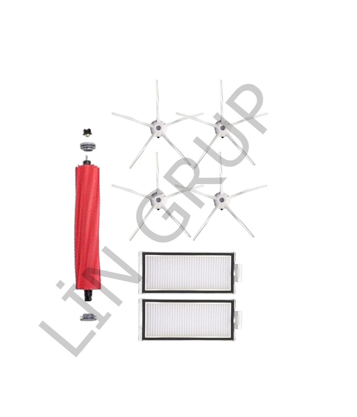 Roborock Q7 Max  Robot Süpürge Uyumlu 7'li Yedek Parça Seti