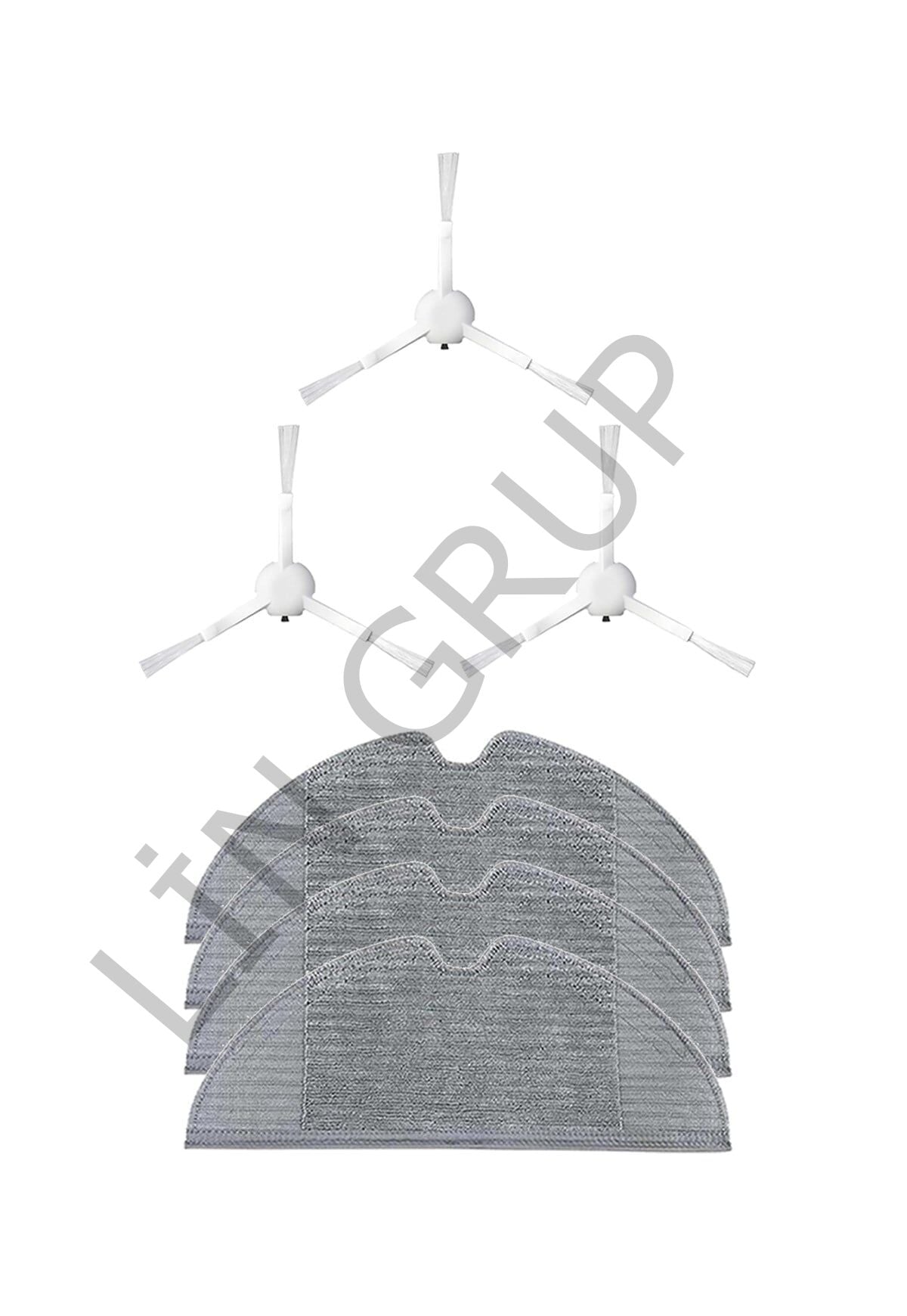 Xiaomi Trouver LDS Robot Süpürge Uyumlu 7'li Yedek Parça Seti