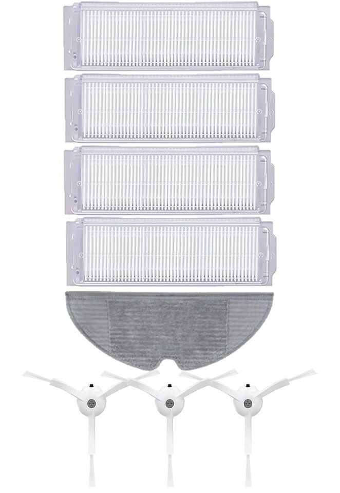 Xiaomi Vacuum Mop 2 Pro (MJST1SHW) Robot Süpürge Uyumlu 8'li Yedek Parça Seti