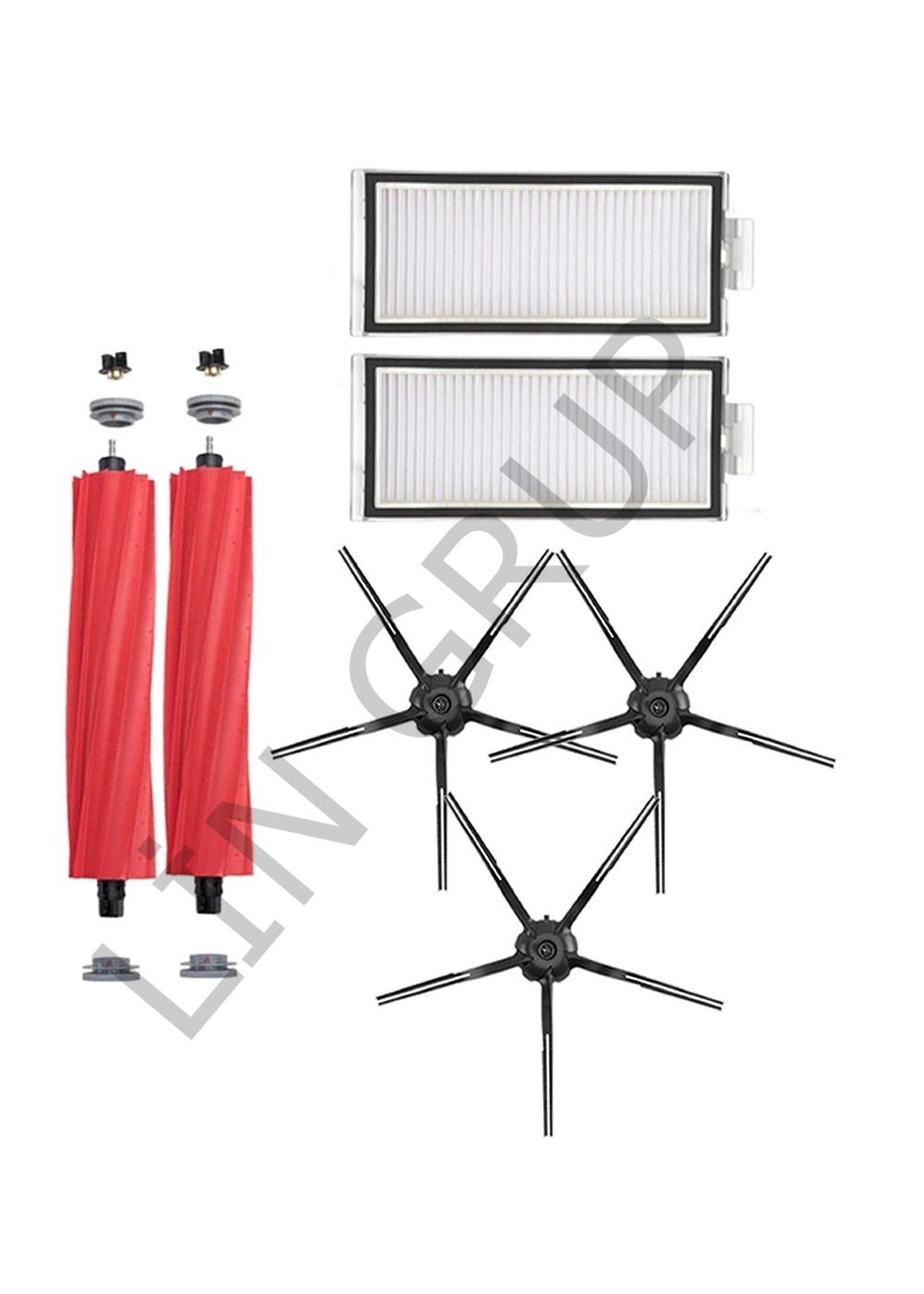 Roborock Q7 Max  Robot Süpürge Uyumlu 7'li Yedek Parça Seti