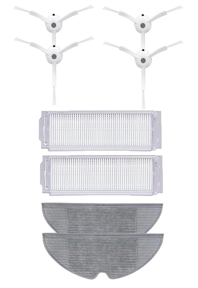 Xiaomi Vacuum Mop 2 Pro (MJST1SHW) Robot Süpürge Uyumlu 8'li Yedek Parça Seti