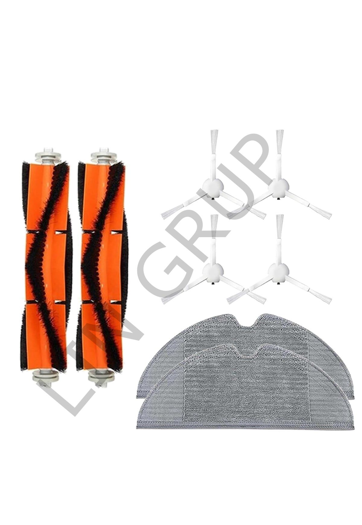 Xiaomi Trouver LDS Robot Süpürge Uyumlu 8'li Yedek Parça Seti