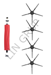 Roborock S7+ Robot Süpürge Uyumlu 5'li Yedek Parça Seti