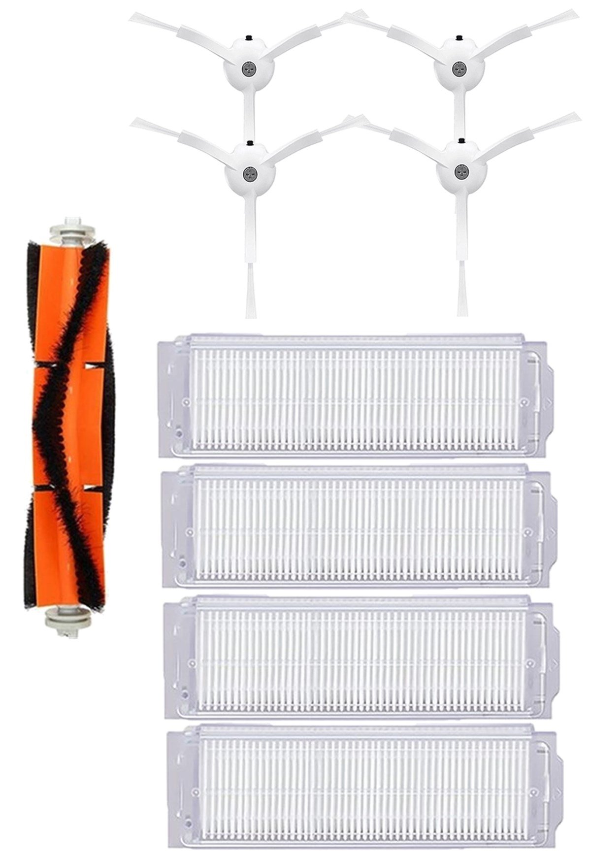 Xiaomi Vacuum Mop 2 Pro (MJST1SHW) Robot Süpürge Uyumlu 9'lu Yedek Parça Seti