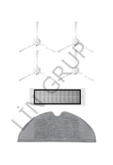 Xiaomi Vacuum Mop 2C  Robot Süpürge Uyumlu 6'lı Yedek Parça Seti