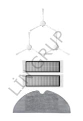 Xiaomi Vacuum Mop 2C  Robot Süpürge Uyumlu 6'lı Yedek Parça Seti