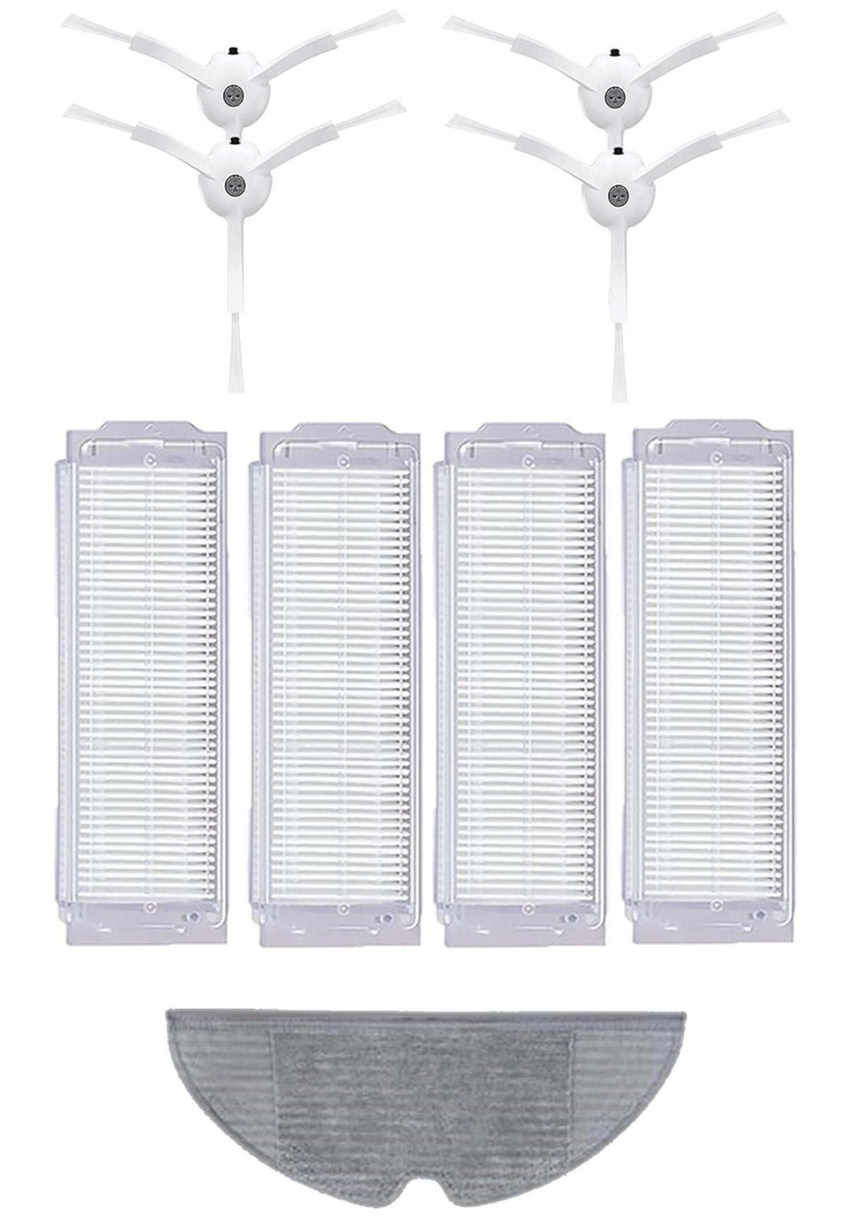 Xiaomi Vacuum Mop 2 Pro (MJST1SHW) Robot Süpürge Uyumlu 9'lu Yedek Parça Seti