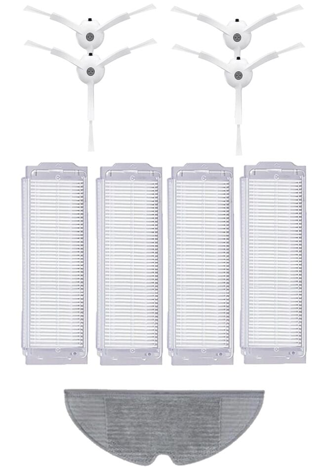 Xiaomi Vacuum Mop 2 Pro (MJST1SHW) Robot Süpürge Uyumlu 9'lu Yedek Parça Seti