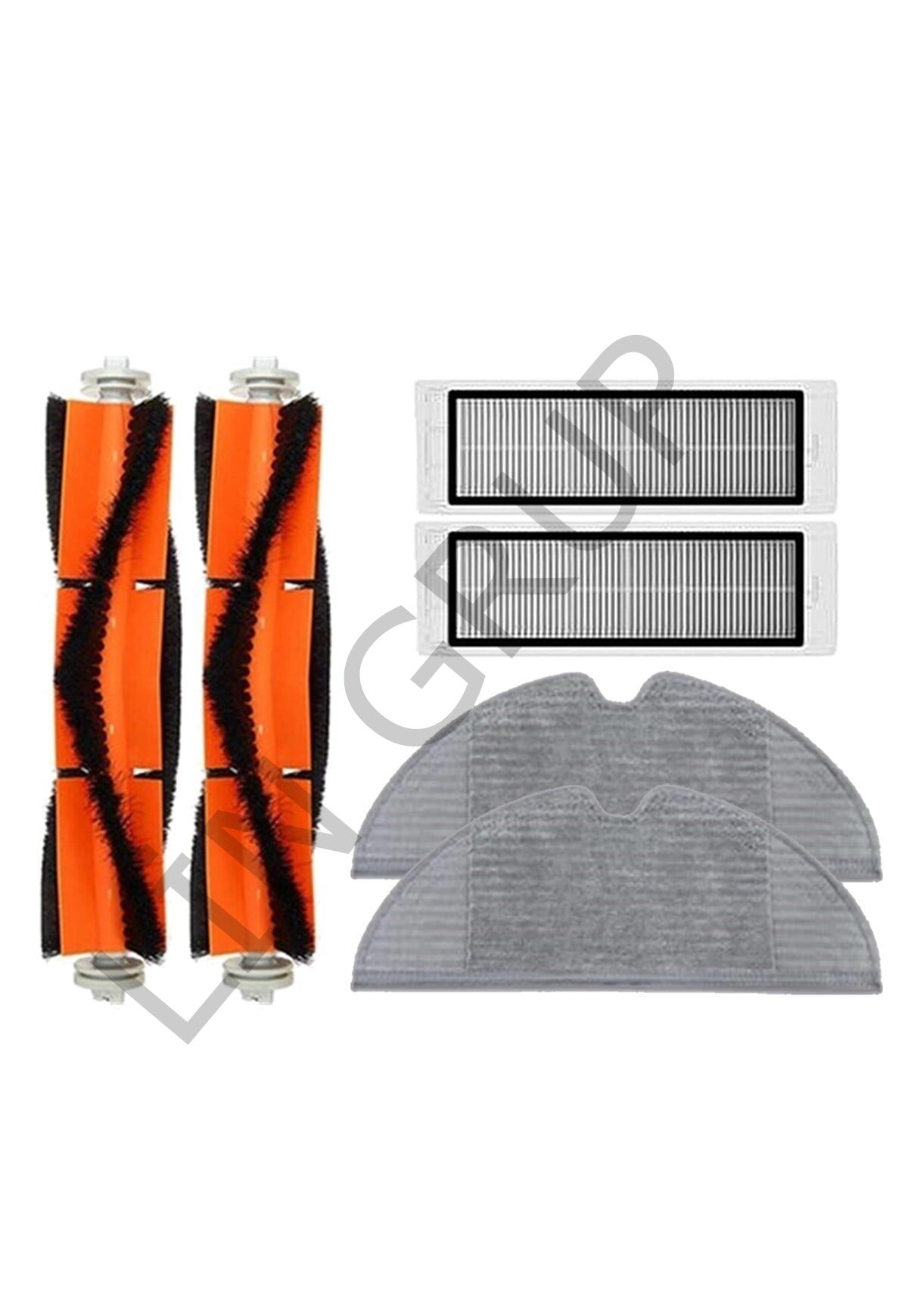 Xiaomi Vacuum Mop 2C  Robot Süpürge Uyumlu 6'lı Yedek Parça Seti