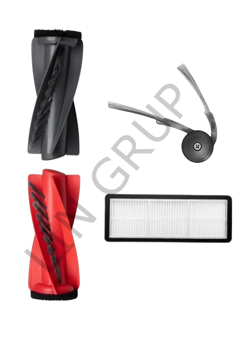 Roborock Q Revo Curv 5A1 Robot Süpürge Uyumlu 3'lü Yedek Parça Seti